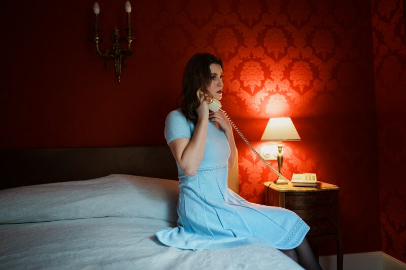Robe Brise d'été bleue
