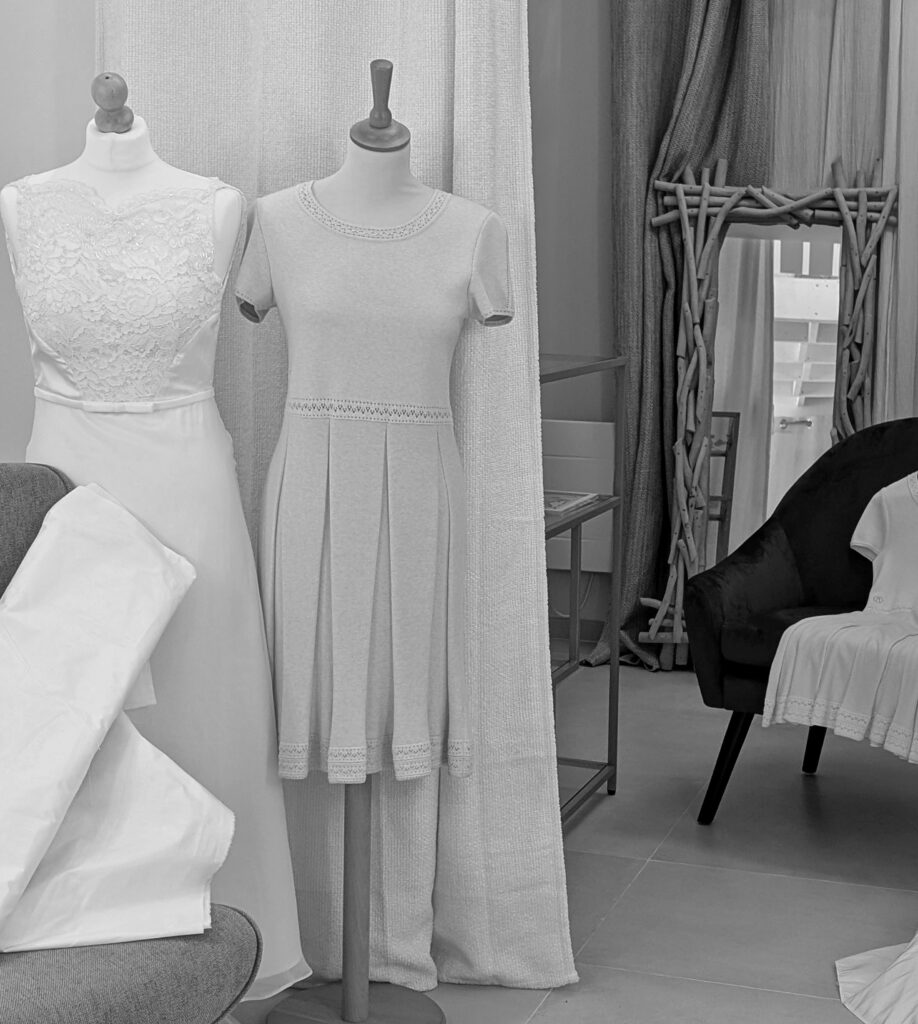 Robe de mariée sur-mesure Maison Merise, showroom à Orléans