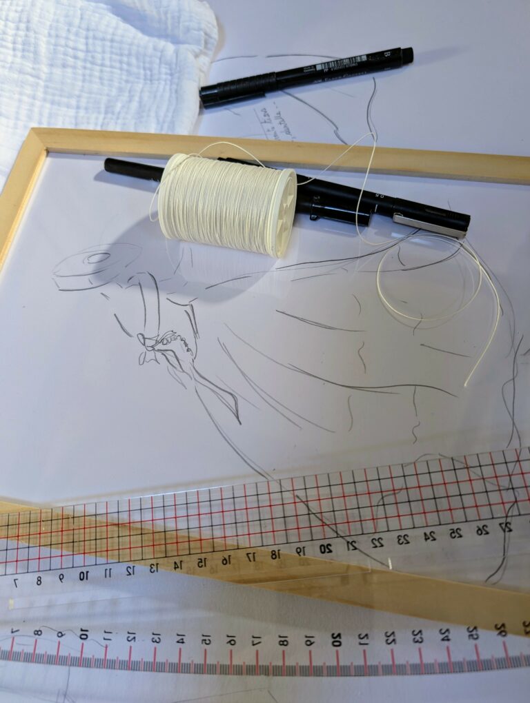 Robe de mariée sur-mesure Maison Merise, showroom à Orléans